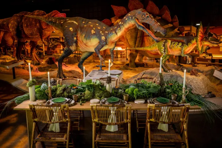 évènement sur mesure diner immersif scenographie dinosaures